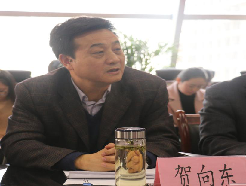 贺向东到陕西沙巴集团宣讲党的十九大心灵 贺向东到陕西沙巴集团宣讲党的十九大心灵