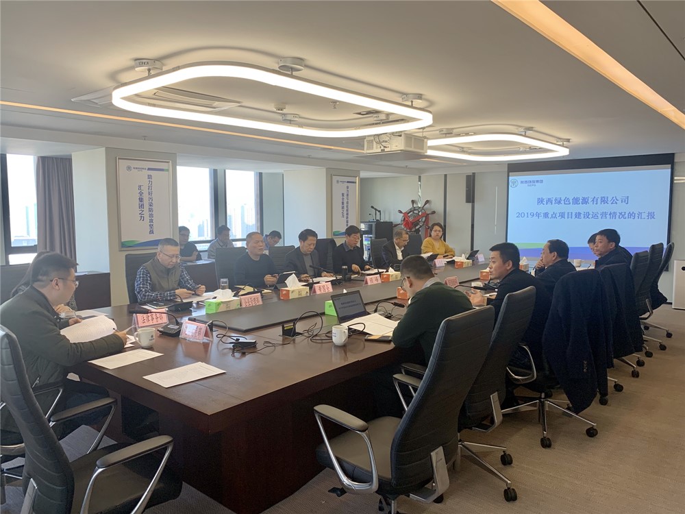 顾峰听取绿色能源公司沉点项目建设运营情况汇报 顾峰听取绿色能源公司沉点项目建设运营情况汇报