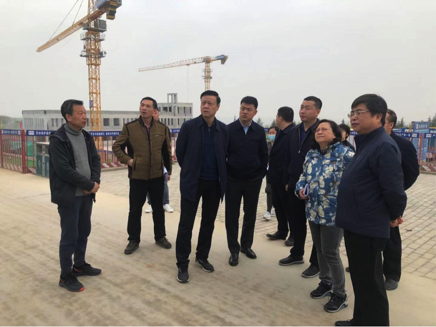 西安市人大常委会民宗侨表委主任张钢胜到水环境公司白鹿原水生态中心查抄领导工作 西安市人大常委会民宗侨表委主任张钢胜到水环境公司白鹿原水生态中心查抄领导工作