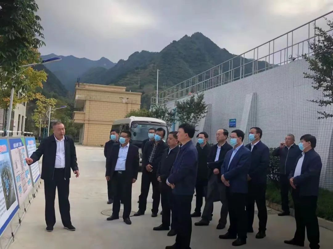 商洛市委书记郑光照到水环境公司山阳县污水处置厂调研 商洛市委书记郑光照到水环境公司山阳县污水处置厂调研