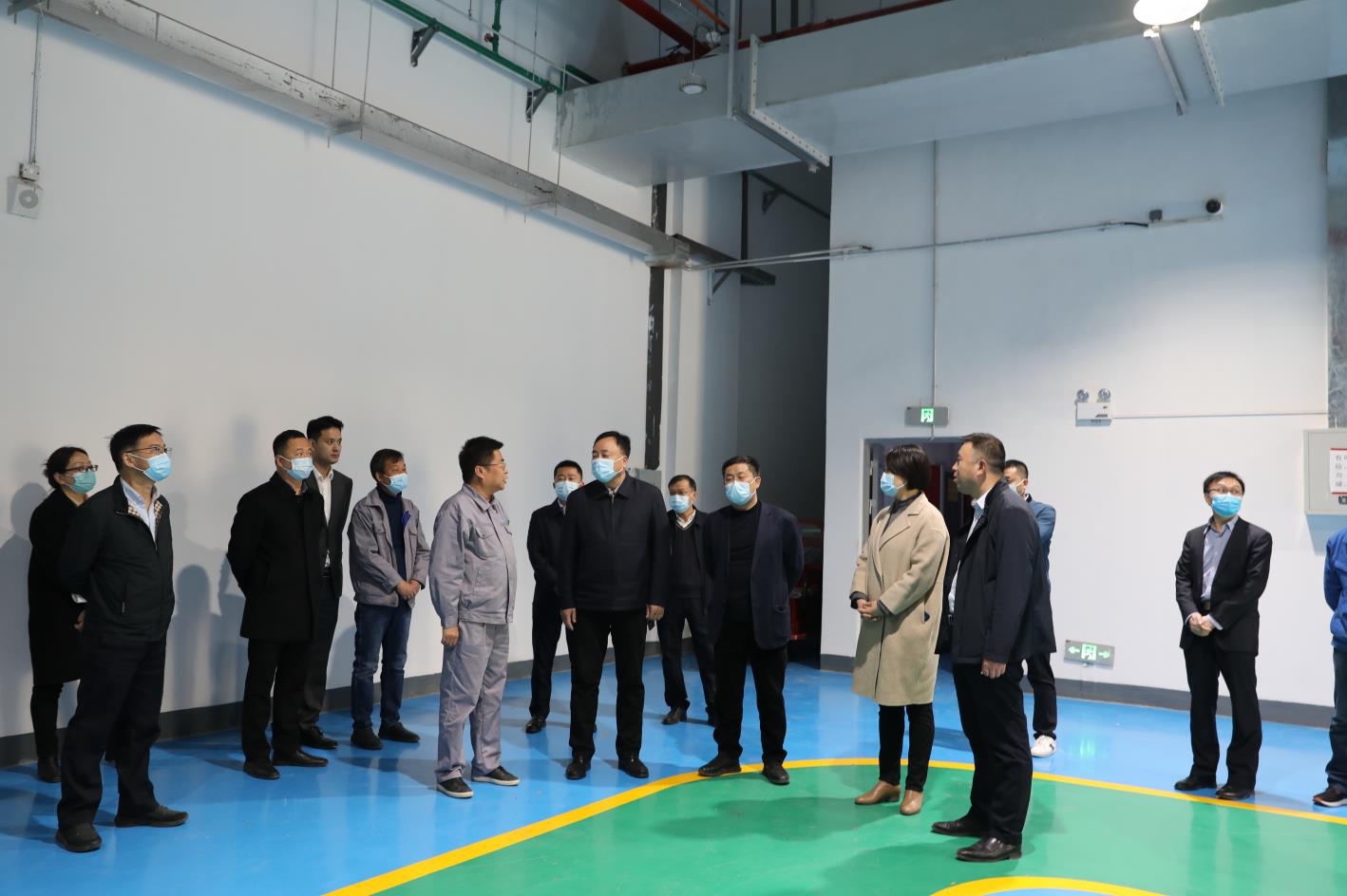 西安市委第二查核组到水环境公司白鹿原水生态中心调研 西安市委第二查核组到水环境公司白鹿原水生态中心调研
