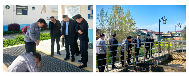 水环境公司重要掌管人赴安康公司项目一线调研 水环境公司重要掌管人赴安康公司项目一线调研