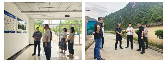 水环境公司重要掌管人赴陕南片区项目一线调研 水环境公司重要掌管人赴陕南片区项目一线调研